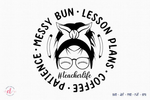 Messy Bun Quotes SVG Design