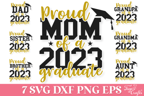 Proud 2023 Graduate Family SVG