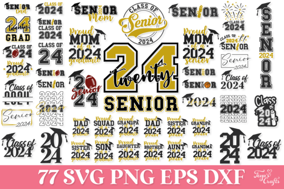 Senior Class of 2024 SVG Bundle